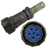 Разъём быстроразъёмный SZC FQ24-6pin TK-12, 6-ти контакнтый | код 106985 | SZC