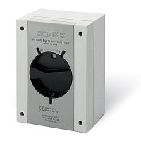 Выключатель нагрузки, 3P, 160A (160A AC23A 415V), 690VAC, габ. Y5, черная блок. рукоятка, в пластм. корпусе IP55, ISOLATORS | код 590.GE16003 | Scame