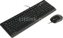 Клавиатура + мышь A4Tech Fstyler F1010 клав:черный/серый мышь:черный/серый USB Multimedia (F1010 GREY) | код 1147539 | A4TECH