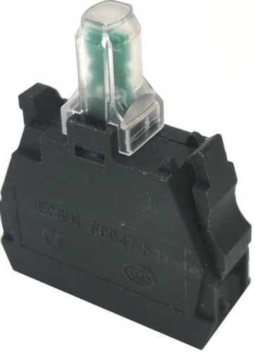 ZBV-B5-24V AC/DC желтый Ламповый блок с вынесеным светодиодом | код ZBV-B5.BR | Briswik