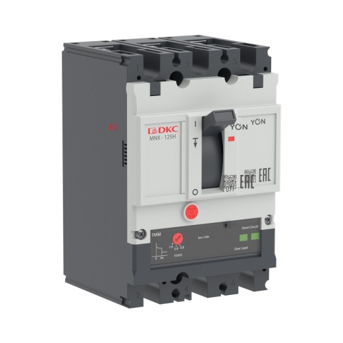 Авт. выкл. YON pro MNX125H 3P 25A 150kA при AC415V расц. TMM | код MNX125H3PTMM0025 | DKC