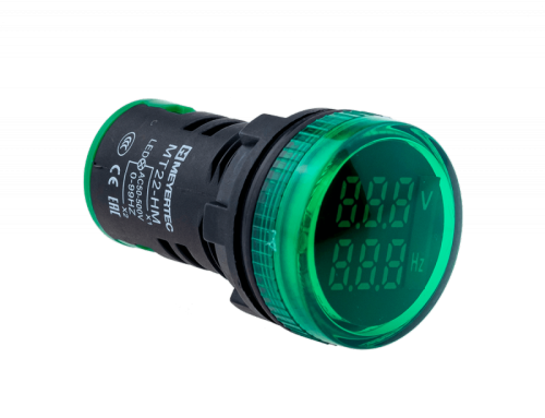 Индикатор напряжения и частоты, зеленый, MT22-HM3 | код 107375 | MEYERTEC