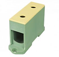 Клемма силовая вводная КСВ 35-150 желтая-зеленая HLT | код 081-30-006 | HLT