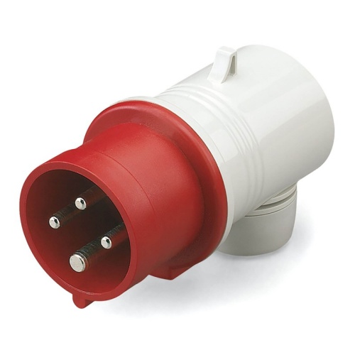 Вилка кабельная угловая IP44 16A 3P+E 400В | код DIS2211636 | DKC