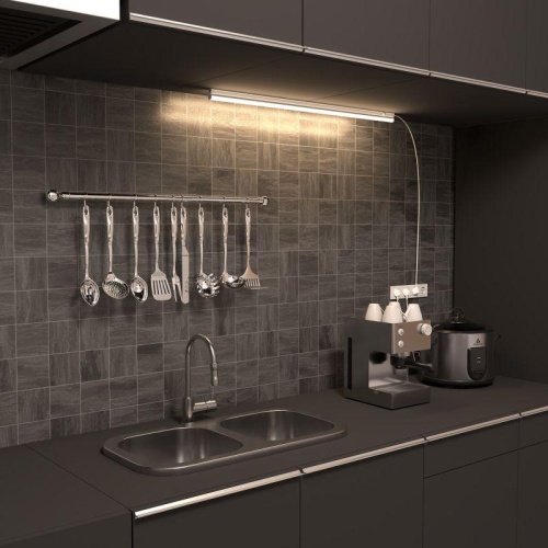 Светильник линейный светодиодный ДБО 12 Вт 1000 лм 4000К AC 220В IP20 870х22х33мм TL Elementary Gauss | код TL005 | Gauss Светильник линейный светодиодный ДБО 12 Вт 1000 лм 4000К AC 220В IP20 870х22х33мм TL Elementary Gauss | код TL005 | Gauss