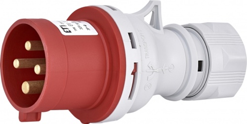 Вилка кабельная EV-3243 IP44 (32A, 400V, 3P+PE) | код 004482020 | ETI