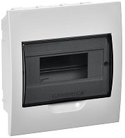 Бокс ЩРВ-П-8 мод. встраив. пластик IP41 GENERICA | код MKP12-V-08-41-G | IEK