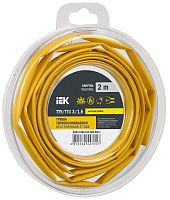Трубка термоусадочная ТТУ нг-LS 3/1.5 желт. (уп.2м) | код UDR12-003-D15-002-K05-T | IEK
