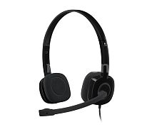 Наушники с микрофоном Logitech H151 черный 1.8м накладные оголовье | код 461163 | Logitech