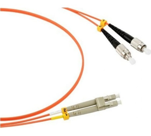 Патч-корд оптический TWT, PVC, дуплексный, FC/PC-SC/PC, MM 50/125, 2.0 м | код TWT-2FC-2SC/OM2-2.0 | TWT
