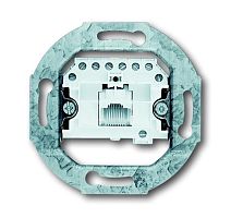Механизм 1-постовой телефонной розетки 8 полюсов RJ 11/12, RJ 45, ISDN, категория 3 0213-507 | код 2CKA000230A0378 | ABB