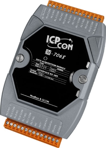 M-7068 CR 4-channel Form A Signal Relay Output and 4-channel Form C Signal Relay Output Module ( | код 00-06084414 | ICP DAS