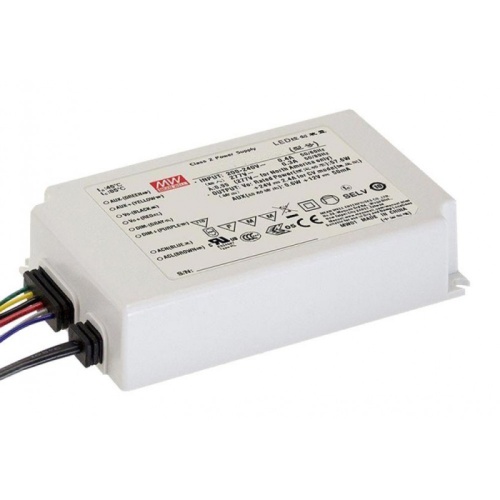 Источник питания AC-DC, 64.8Вт, вход 180…295В AC, 47…63Гц/125…417В DC, ККМ, выход 48В/1.35А, изоляция 3750В AC, в кожухе IP67 121х77х28.5мм, -20…+85С (корпус), димминг 0...10 В/ШИМ, доп. выход 12В/50мА | код ODLV-65A-48 | MeanWell
