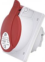 Розетка встраиваемая EE-1653 IP54 (16A, 400V, 3P+N+PE) | код 004482078 | ETI