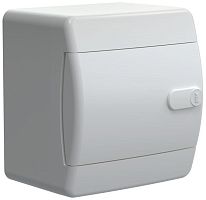 UNION Compact Корпус пластиковый ЩРН-П-4 IP41 белая дверь IEK | код UIC-KP13-N-04-41-K01 | IEK