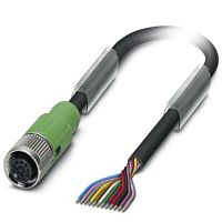 Кабель для датчика / исполнительного элемента SAC-12P- 1,5-PVC/FS SCO | код 1554856 | PHOENIX CONTACT