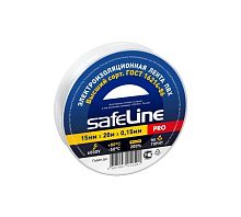 Изолента ПВХ белая 15мм 20м Safeline | код 9363 | SafeLine