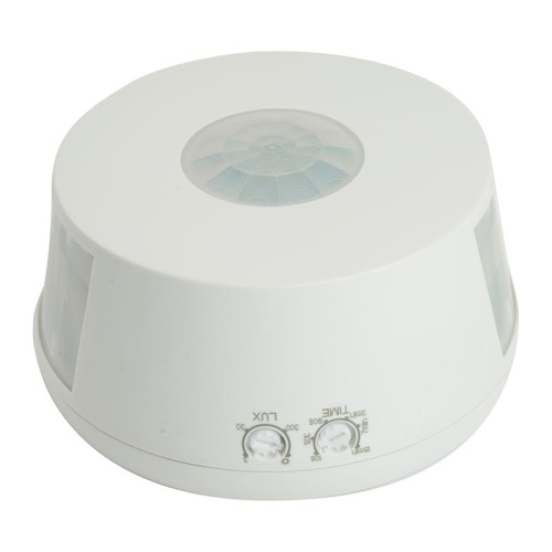 Датчик движения и освещенности 2000Вт 30м 360град. (верт.) бел. SEN19 FERON 51520