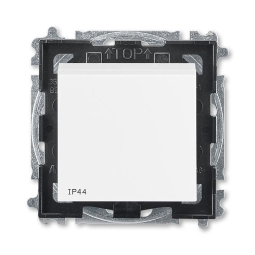 Переключатель одноклавишный ABB Levit IP44 белый / белый 3559H-A06940 03 | код 2CHH596940A4003 | ABB