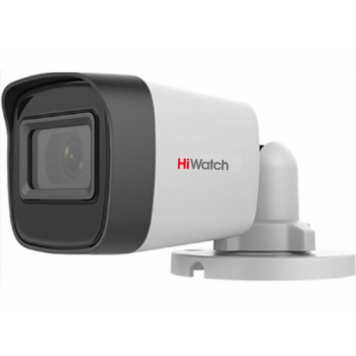 Видеокамера HD-TVI 5Мп уличная цилиндрическая с E IR-подсветкой до 20м (DS-T500(С) (2.8 mm) | код 300512699 | HiWatch