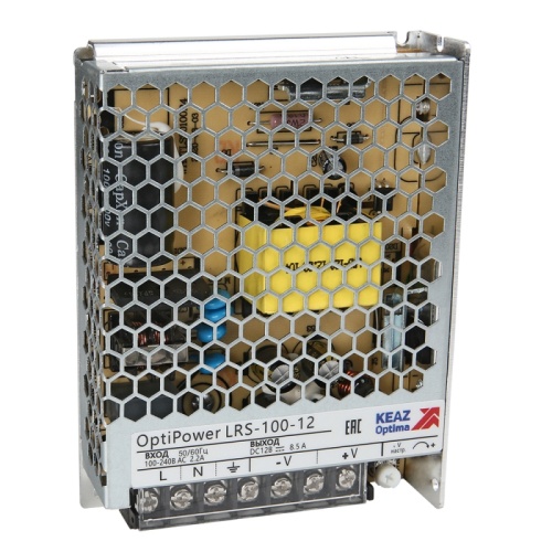 Блок питания OptiPower LRS 120-12 10A | код 328880 | КЭАЗ