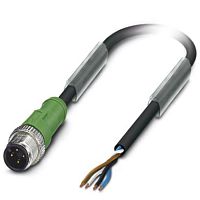 Кабель для датчика / исполнительного элемента SAC-4P-M12MS/ 2,0-PUR | код 1693801 | PHOENIX CONTACT