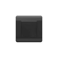 (NEW3-E) Розетка с/з со шторками с крышкой, 16А, IP44, черный | код 431500 | CHINT