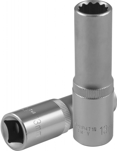S04HD4713 Головка торцевая глубокая 12-гранная 1/2DR, 13 мм | код S04HD4713 | JONNESWAY