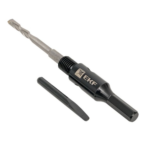 Адаптер Hex M16 с центровочным сверлом Expert | код ad-hex | EKF фото 2 Адаптер Hex M16 с центровочным сверлом Expert | код ad-hex | EKF фото 2