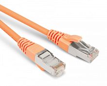 Патч-корд F/UTP экран. Cat.6 LSZH 3 м оранжевый, Hyperline PC-LPM-STP-RJ45-RJ45-C6-3M-LSZH-OR | код 230367 | Hyperline