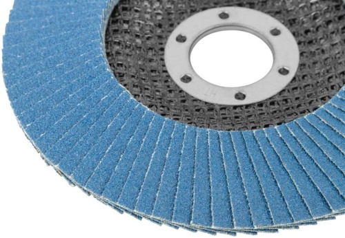 Круг лепестковый торцевой циркониевый 125мм Р 120 FIT 39970 фото 4 Круг лепестковый торцевой циркониевый 125мм Р 120 FIT 39970 фото 4
