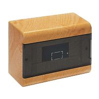 Щиток распределительный навесной на 9 модулей с дверцей бук IP40 (ЩРн-П-9) | код 68029-38М | Ruvinil