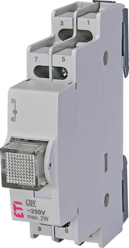 Лампа сигнальная LG1 WHITE (белая) | код 760511109 | ETI
