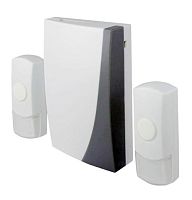 Звонок ЗББ-12/1-2М (беспр., бат., 2 кнопки) TDM | код SQ1901-0006 | TDM