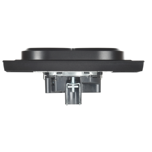 BRITE Розетка 2-местная с заземлением без защитных шторок 16А в сборе РС12-3-БрЧ черный | код BR-R21-16-K02-F | IEK фото 4 BRITE Розетка 2-местная с заземлением без защитных шторок 16А в сборе РС12-3-БрЧ черный | код BR-R21-16-K02-F | IEK фото 4