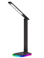 Светильник настольный UF-746 C02 LED 10Вт 3 уровня яркости ССТ RGB основание черн. | код 14477 | Ultraflash