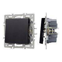 Механизм выключателя одноклавишный перекрестный SWT-MKX1-PL-BK (250В 16А) Arlight 043719