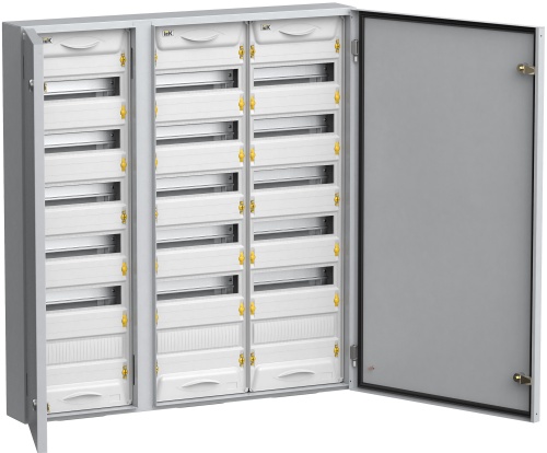 TITAN 5 Корпус металлический ЩРн-216 IP54 У2 | код MKM11-N-216-54-Z-U | IEK