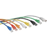 Патч-корд U/UTP кат.6 PC-UTP-RJ45-Cat.6-0.3m-OR-LSZH 2xRJ45/8p8c неэкранир. LSZH 0.3м оранж. Cabeus 11180c