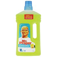 Средство для мытья пола и стен 1 л, MR. PROPER (Мистер Пропер) Лимон, 1008196 | код 605884 | MR. PROPER
