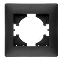 GUSI Bravo РАМКА 1-местная, цвет графит. | код С1010-010 | GUSI ELECTRIC