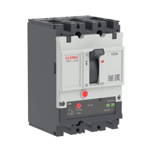 Авт. выкл. YON pro MNX125M 3P 80A 100kA при AC415V расц. TMM | код MNX125M3PTMM0080 | DKC
