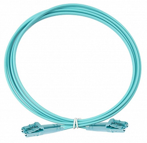 Шнур коммутационный оптический дуплексный 2х50/125 OM3 LC-LC 2 м | код 41F-30-LC-LC-02 | Eurolan