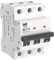 ARMAT Авт. выкл. M06N-DC 3P K 10А IEK | код AR-M06N-3-K010DC | IEK