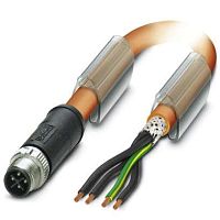 Силовой кабель SAC-4P-M12MSS/10,0-PUR PE SH | код 1424107 | PHOENIX CONTACT