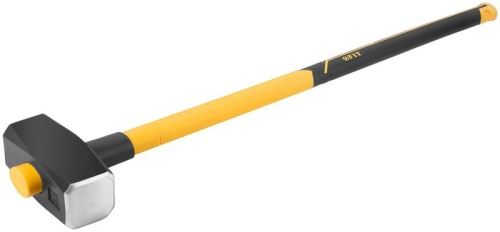 Кувалда кованая, фиберглассовая обратная усиленная ручка 900 мм, 6 кг | код 45253 | FIT фото 2 Кувалда кованая, фиберглассовая обратная усиленная ручка 900 мм, 6 кг | код 45253 | FIT фото 2