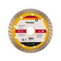 Диск алмазный отрезной Turbo 115x22.2мм KR-90-0120 Kranz