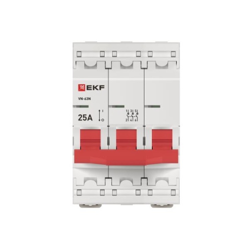 Выключатель нагрузки 3п 25А ВН-63N PROxima | код S63325 | EKF фото 5