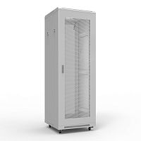 19 Напольный шкаф Rexant серии Standart 47U 600х1000 мм, передняя и задняя дверь перфорация, RAL 7035 (состоит из 3 частей) | код 04-2330 | REXANT