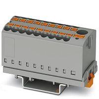 Распределительный блок PTFIX 6/18X2,5-NS35 BK | код 3273124 | PHOENIX CONTACT